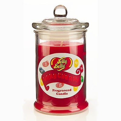 Jelly Belly glass candle
