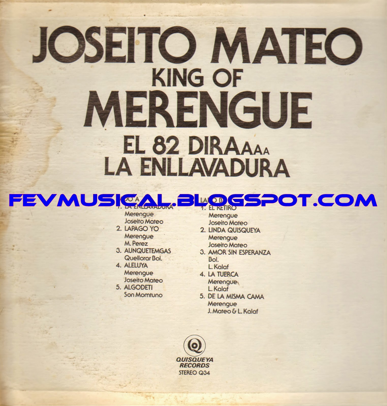 Joseito Mateo King Of Merengue Joseito Mateo King Of Merengue