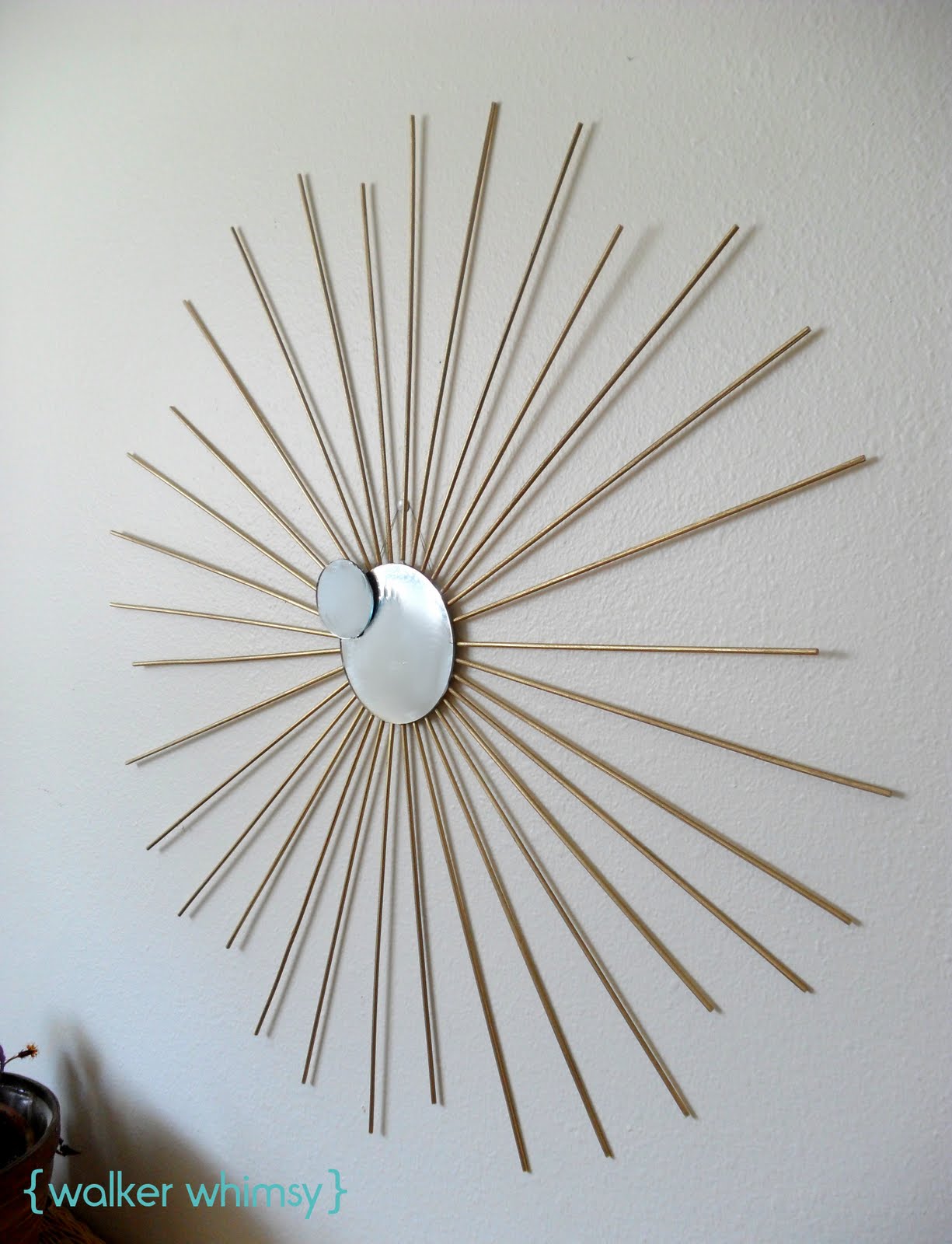 {walker whimsy} Sunburst Mirror Tutorial {Naptime Ingenuity}