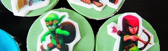 Header picture of Clash Of Clan cupcakes