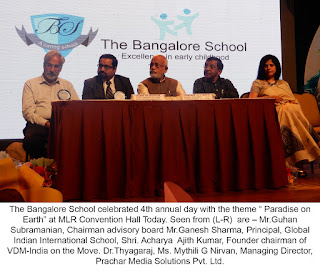 THE BANGALORE SCHOOL PARADISE ON EARTH THE BANGALORE SCHOOL PARADISE ON EARTH