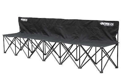 black kwik goal 6 seat bench sale