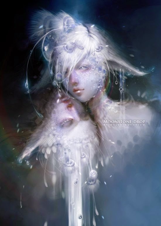 As ilustrações de fantasia sombria de Lena Richards Helen Rusovich aka Lena Richards oione deviantart ilustrações fantasia sombria