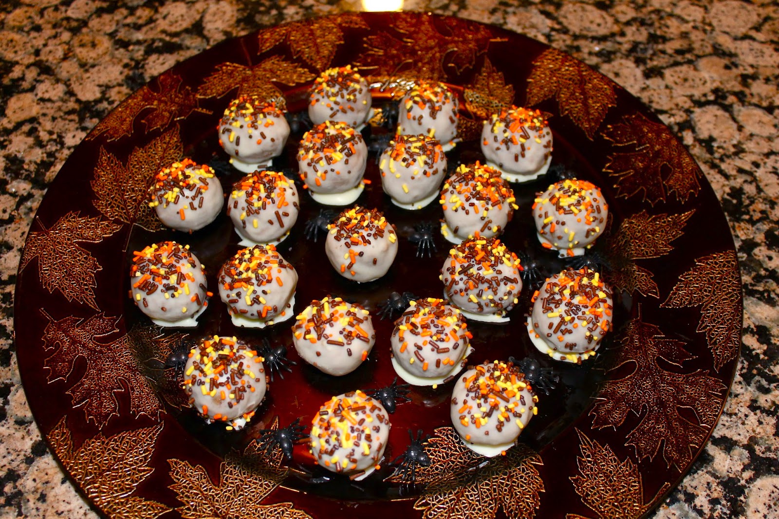 Sweets and Style Just Right Pumpkin Cream Cheese Cake Balls