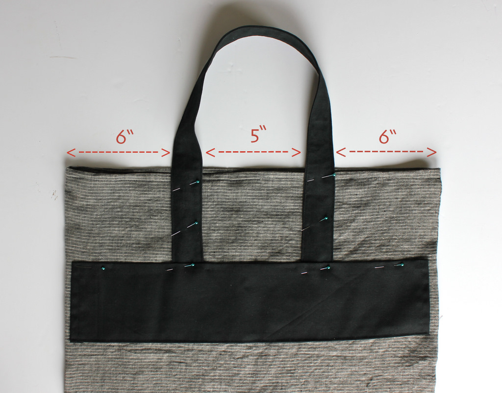 cinch bag with pockets