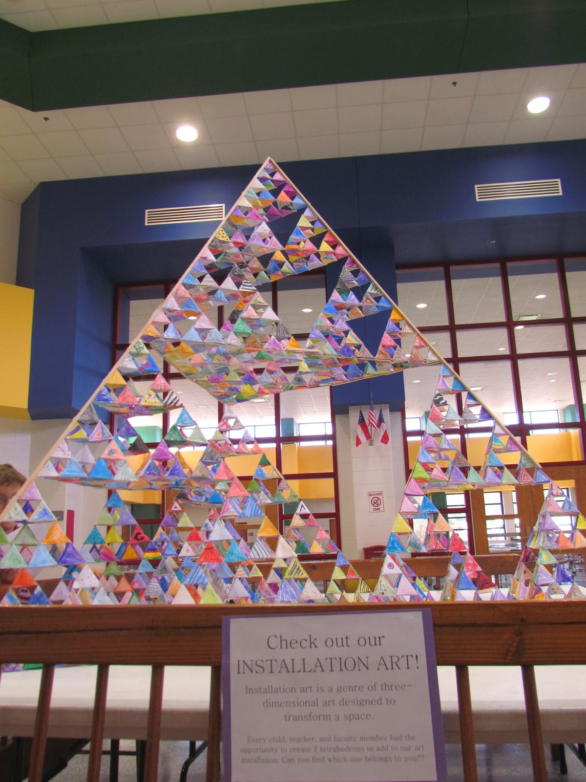 Bring Your Paintbrush Elementary Installation Art