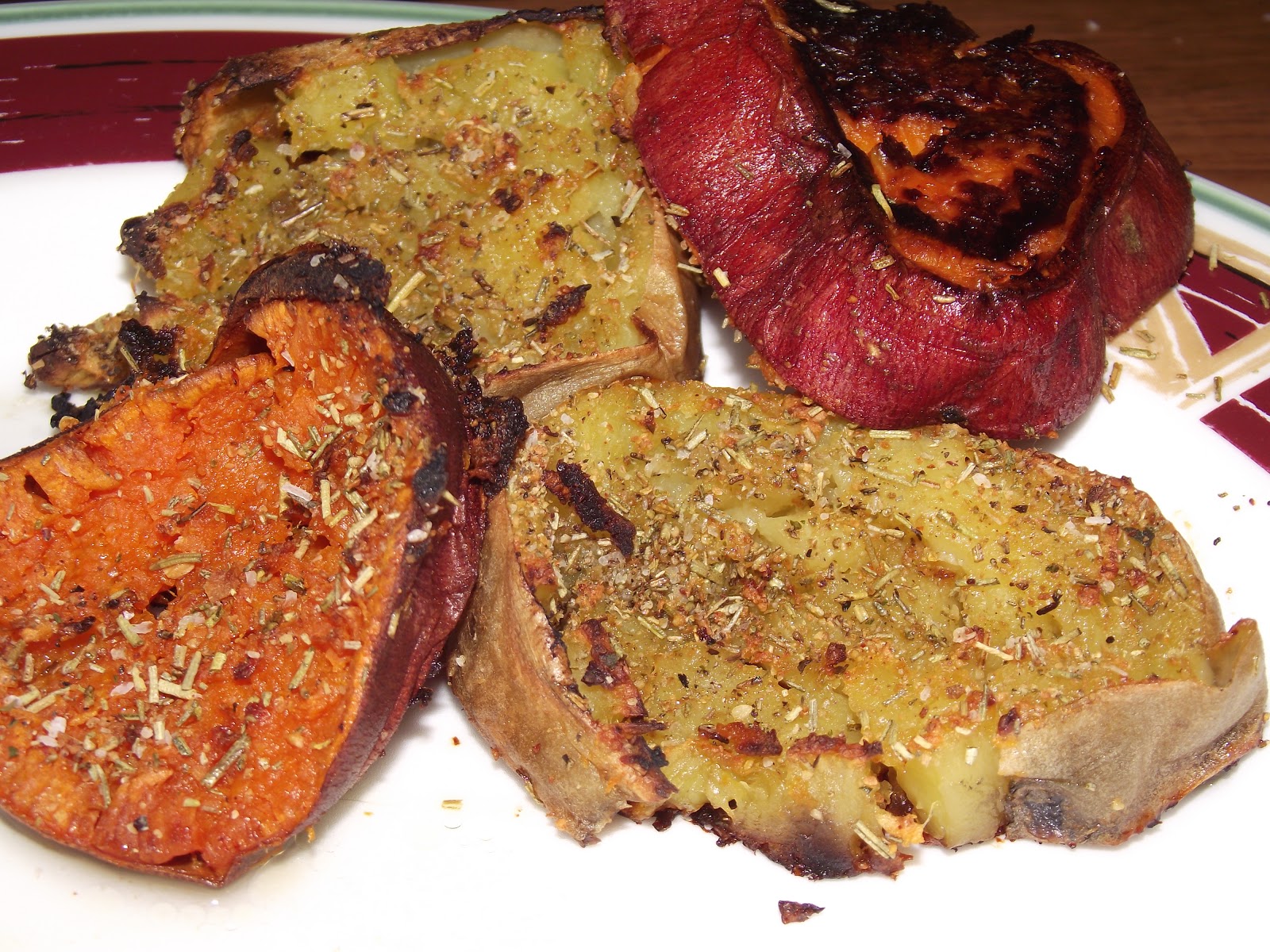 The Unabashed Kitchen Wench Rosemary Sweet Potato Medallions