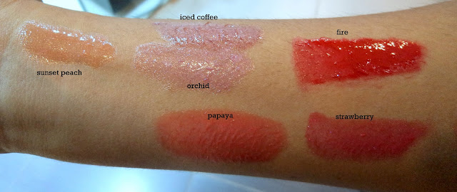 revlon colorburst lipglosses