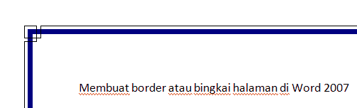 cara membuat bingkai keren abizz di MS Word