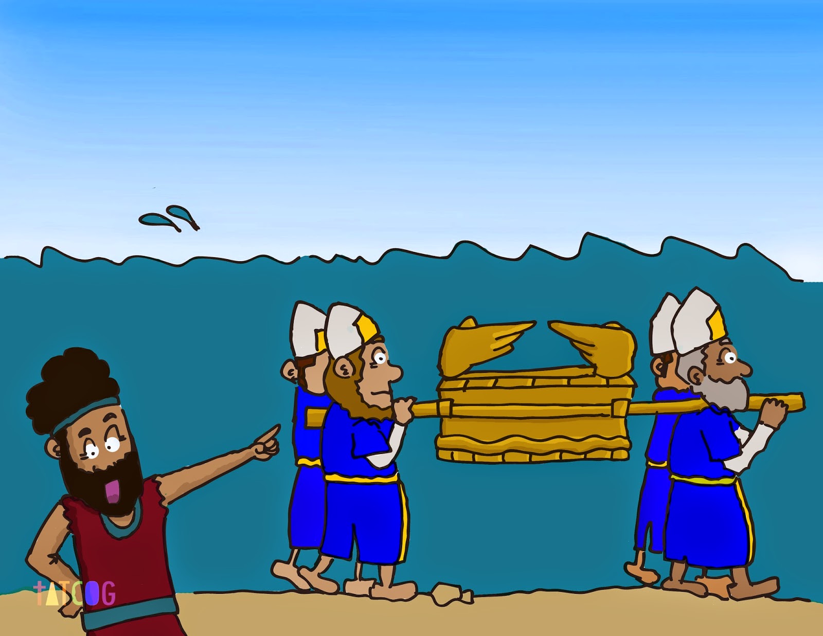 Israelites Cross The Jordan River Craft Israelites Cross The Jordan River Craft