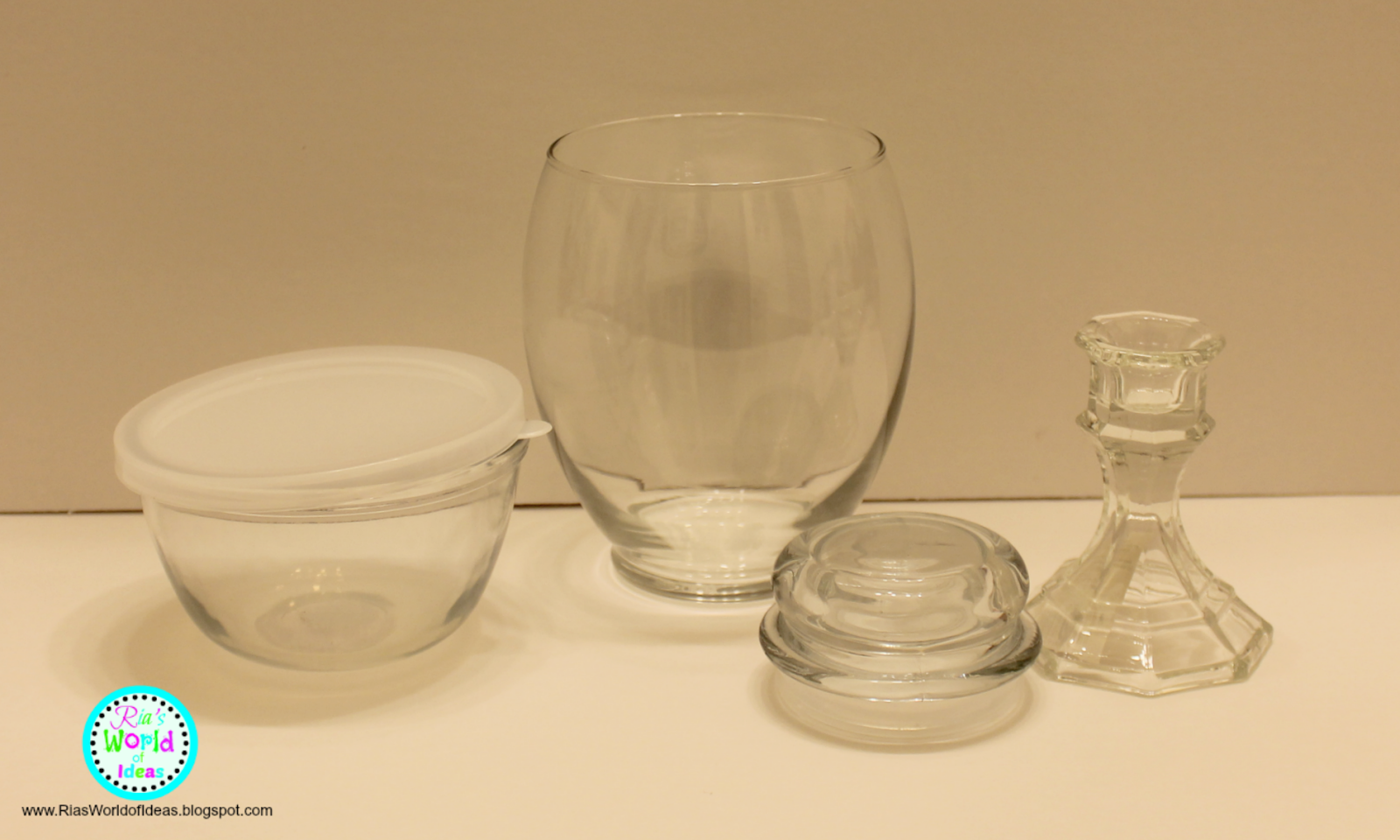 Ria's World of Ideas DIY Dollar Tree Apothecary Jars