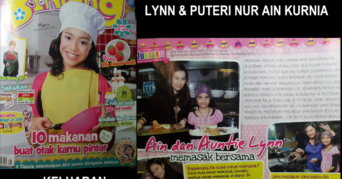 Lynn Masterchef Love, Experience, Food and Happiness Majalah Bintang