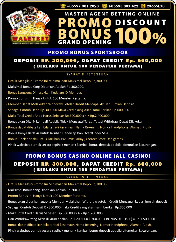 Sportsbook Casino Bonus