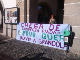 manifestação contra a austeridade imposta aos portugueses
