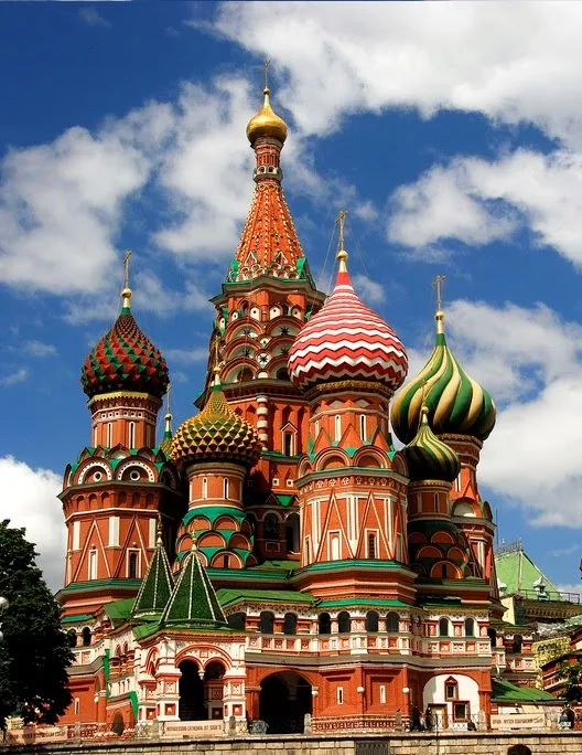 Saint Basil's Cathedral in Red Square, Moscow