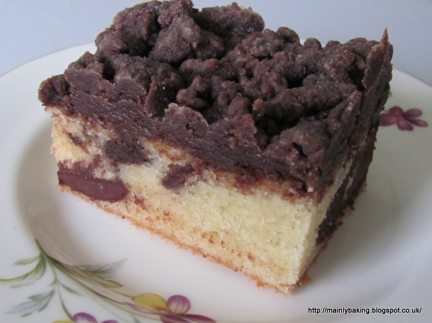 Mainly Baking Marbled Chocolate Crumble Cake