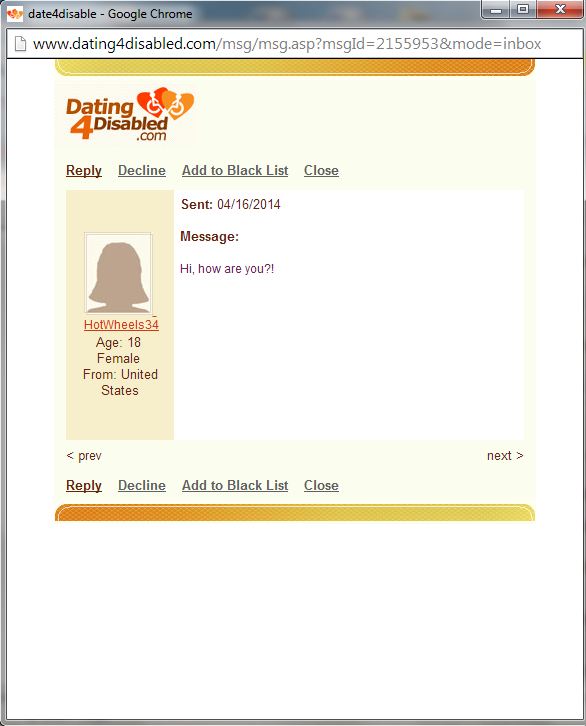 Get replies on dating sites