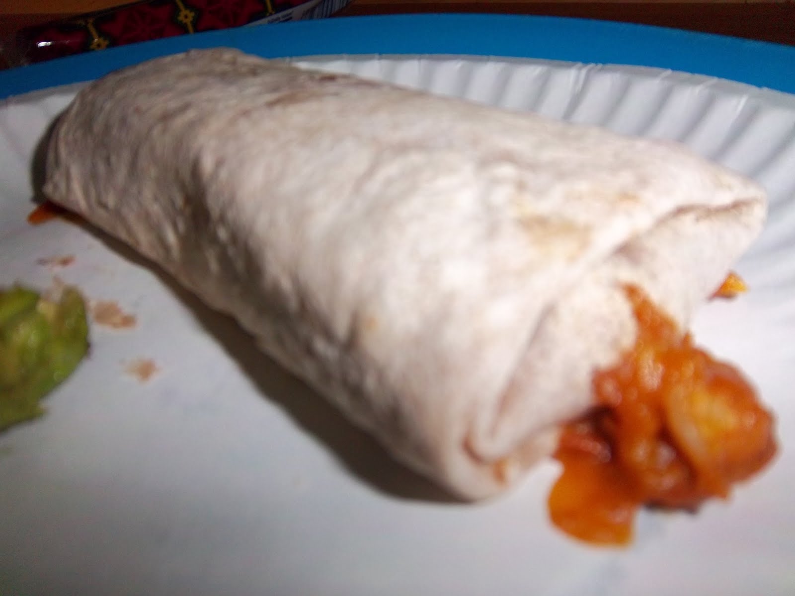 If You Give A Girl Chocolate Review Amy's Bean and Cheese Burrito