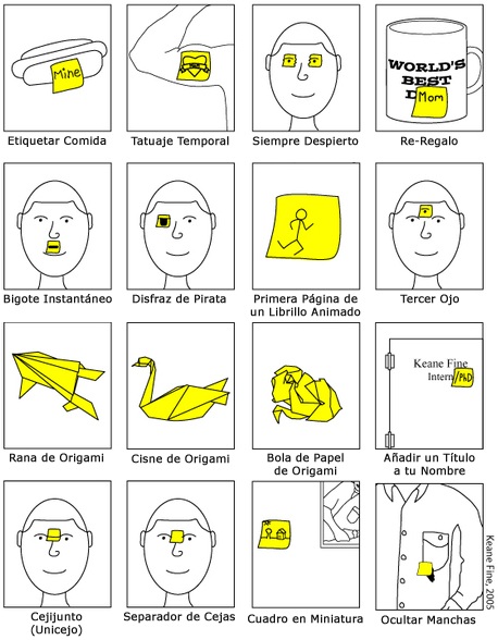 QUE HACER CON UN POST-IT. HUMOR. CUIDADO CON LOS HUEVOS