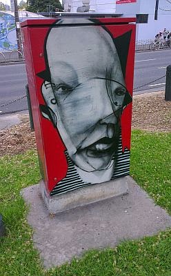 Street art in North Fitzroy