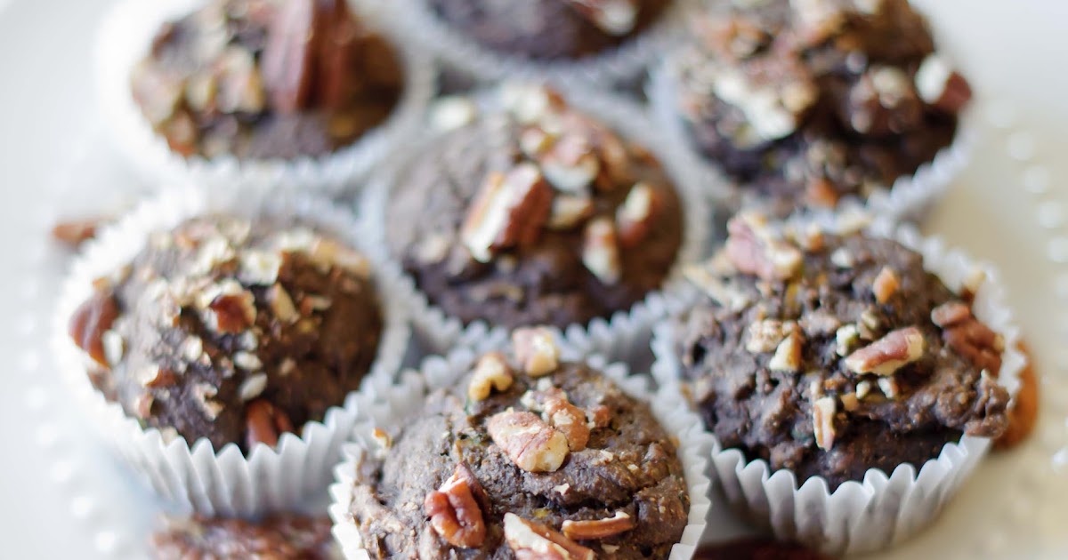 clarkpharm Chocolate Pecan Zucchini Muffins