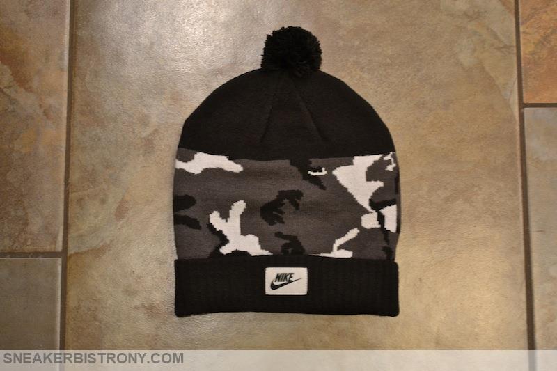 nike camo beanie