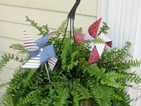 Scrapbook Paper Pinwheels