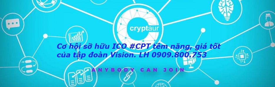Cryptaur Việt Nam - 1$ = 166 CPT