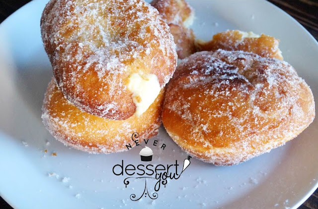 Never Dessert You Cream-Filled Doughnuts