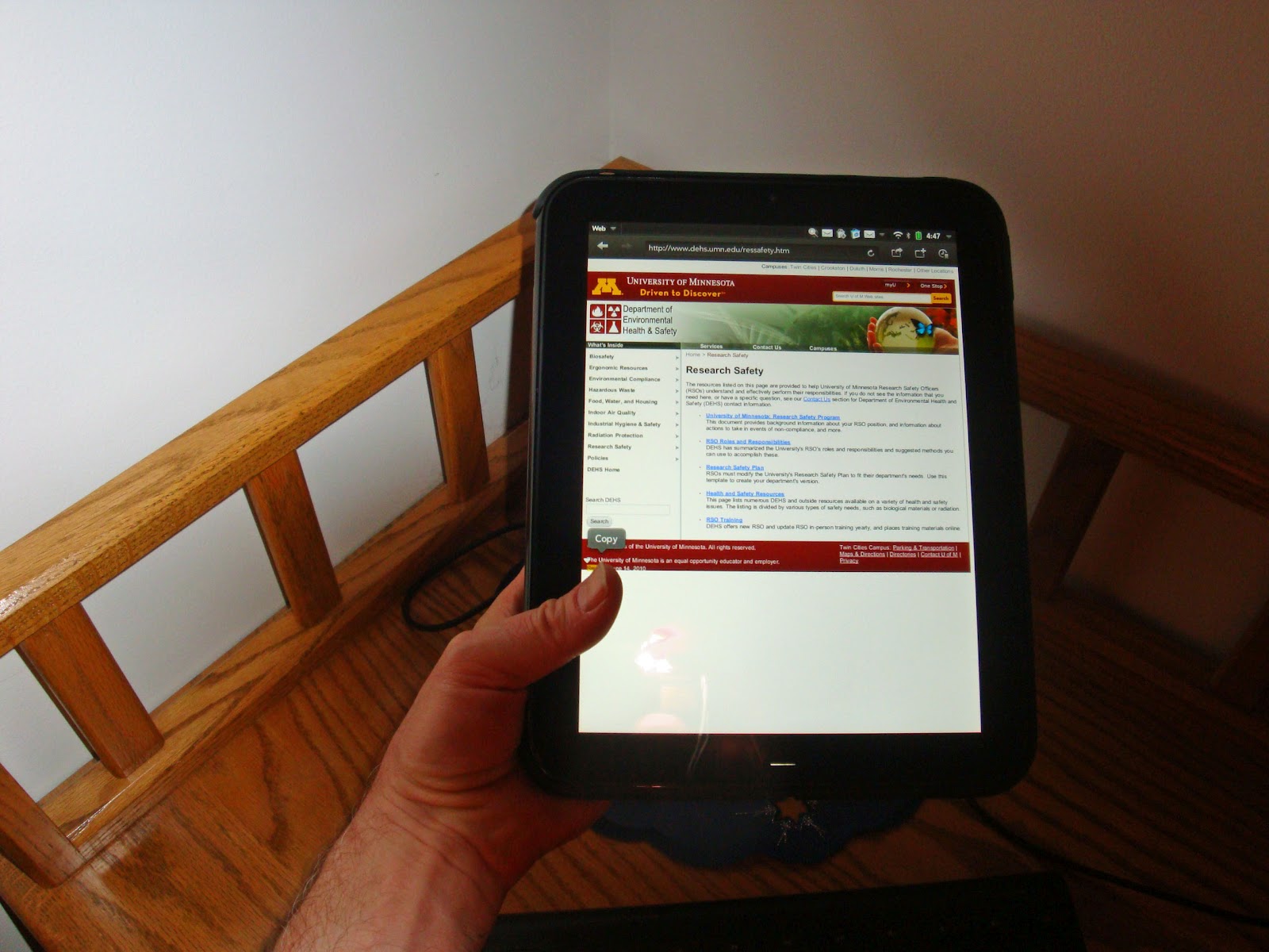 Ergonomics Today Ergonomic risks of iPads and tablets