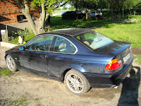 orientblau metallic BMW 330 Ci e46 detailing, korekta lakieru