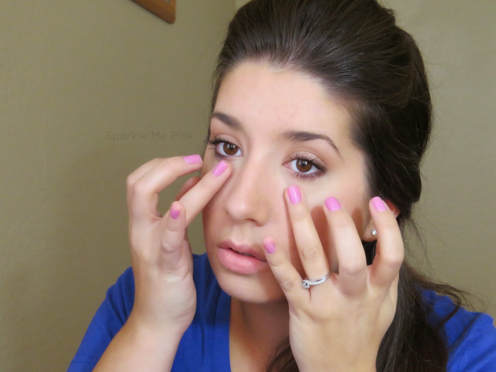 Sparkle Me Pink 'No Makeup' Makeup Tutorial Quick & Easy