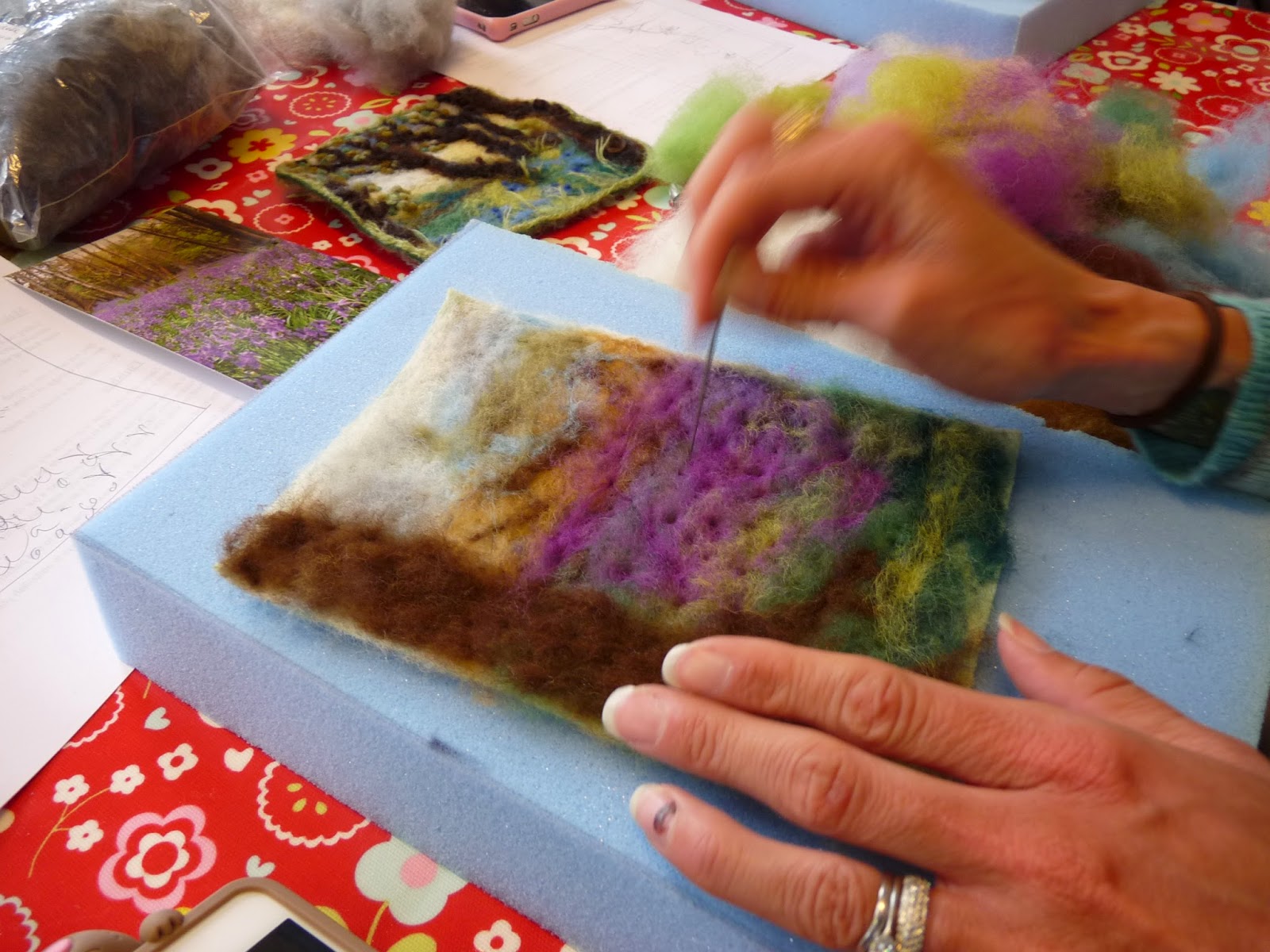 Needle Felting Landscapes in Petworth