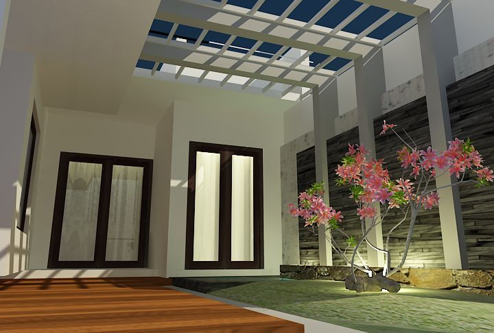 Desain Taman Dalam Rumah - Desain Rumah Minimalis