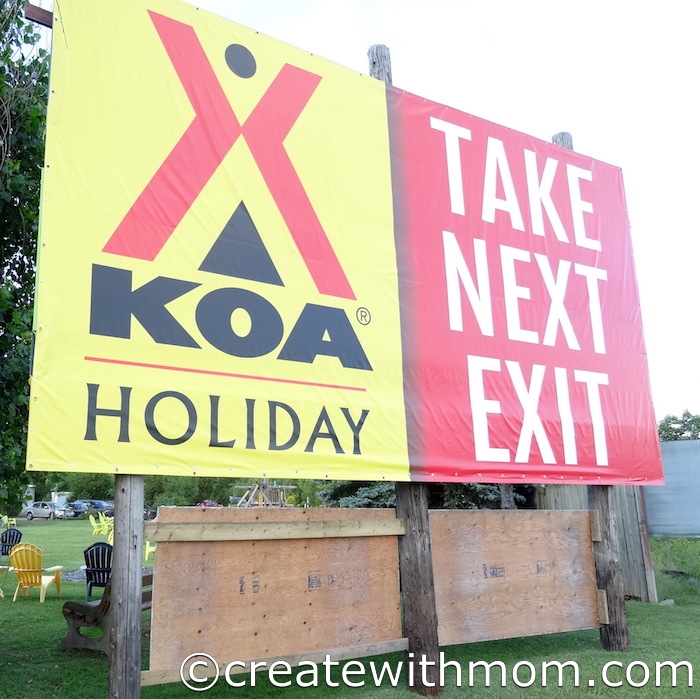Create With Mom Carefree Camping At The Koa Deluxe Cabin