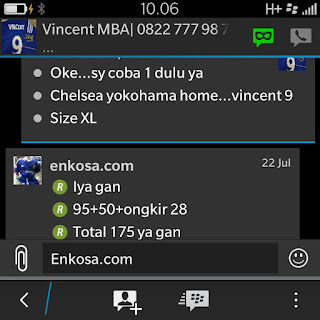 Total pembayaran jersey Chelsea home yokohama di enkosa sport Total pembayaran jersey Chelsea home yokohama di enkosa sport
