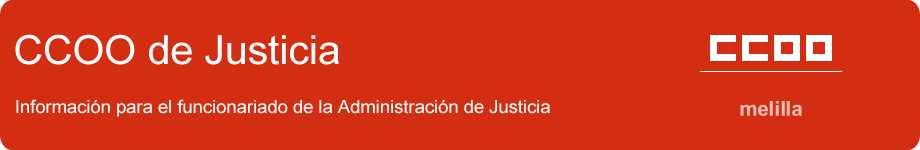 CCOO Justicia - Melilla
