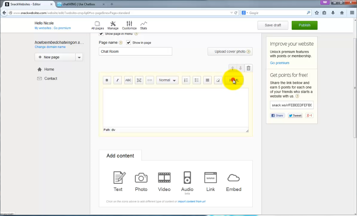 put a chatroom on your website Get your own webcam chat room for your website or homepage your own script the camamba chat opens in a seperate window to get most out of a users desktop space. put a chatroom on your website Get your own webcam chat room for your website or homepage your own script the camamba chat opens in a seperate window to get most out of a users desktop space.