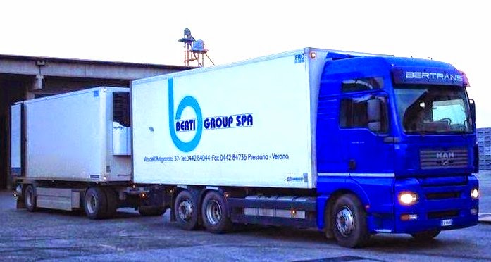 TRASPORTI A TEMPERATURA CONTROLLATA BERTRANS SRL BERTRANS SRL VERONA ITALIA AGENZIA E TRASPORTI