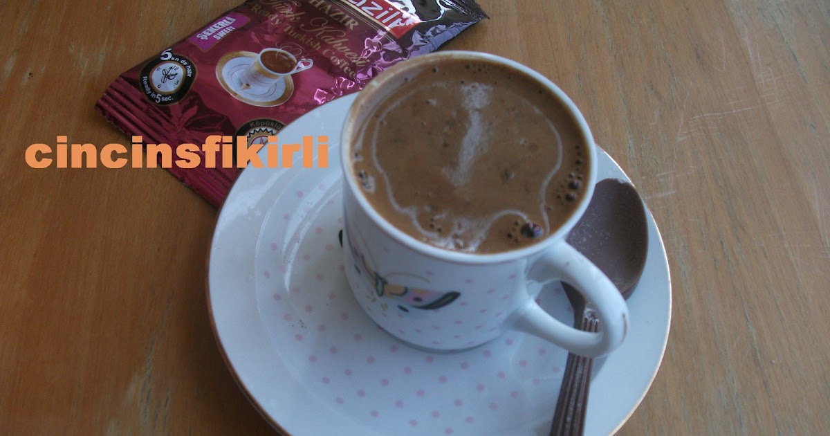Cincinsfikirli TÜRK KAHVESİ KEYFİSHAZİLİ HAZIR KAHVE İLE
