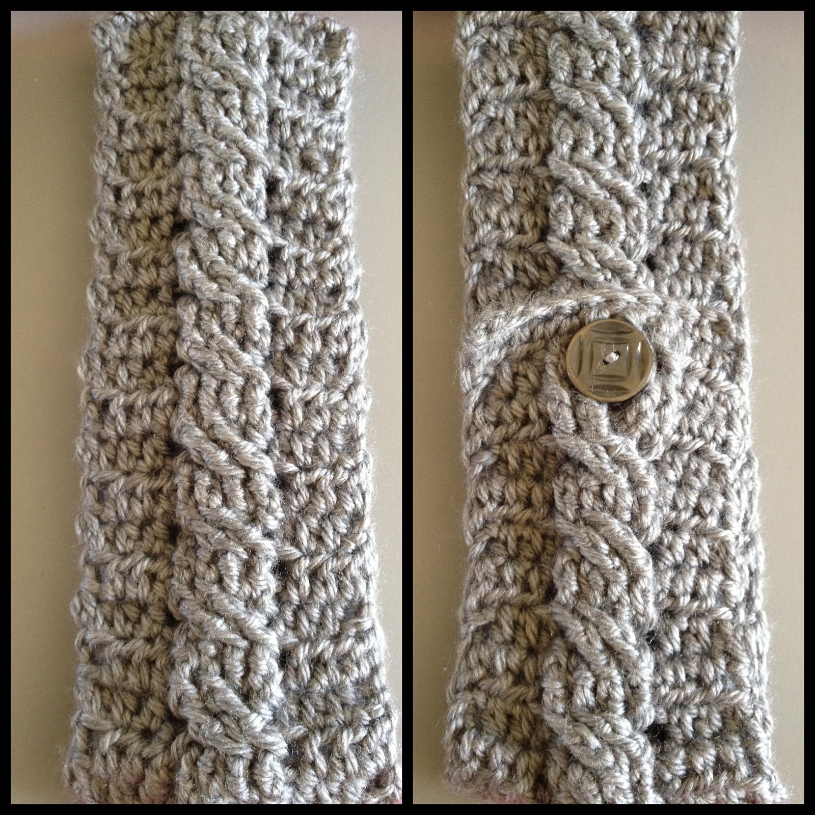 ... the middle ofthe 4 cable stitches- there should be a big enough gap