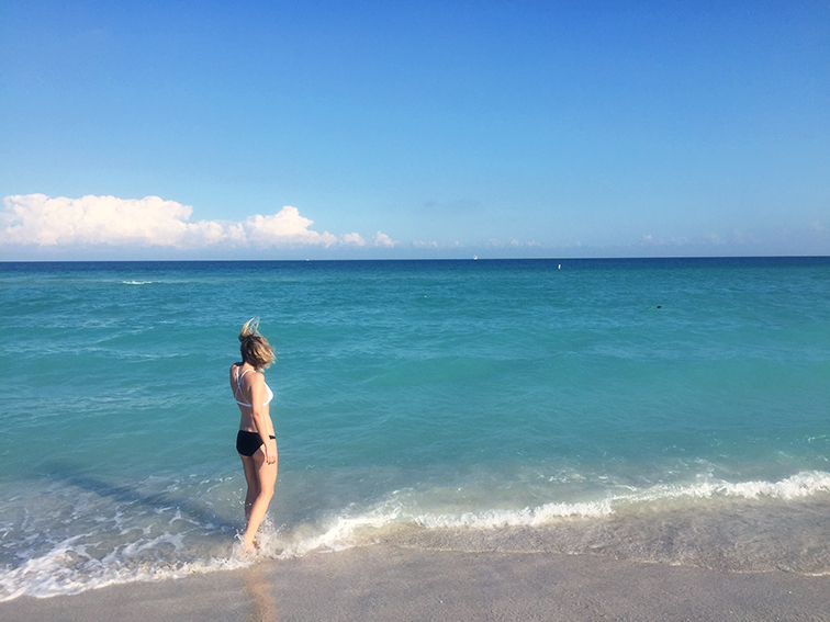 Fashion Over Reason in South Beach, Nasty Gal bikini, waves, Miami Beach, fun in the sun
