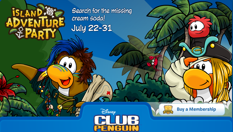 Club Penguin Underwater Hidden Lake, The members-only room …