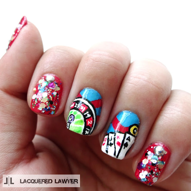 lacquered lawyer nail art