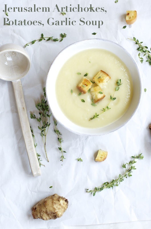 Foodwanderings Jerusalem Artichokes (Sunchokes), Potatoes, Garlic Soup