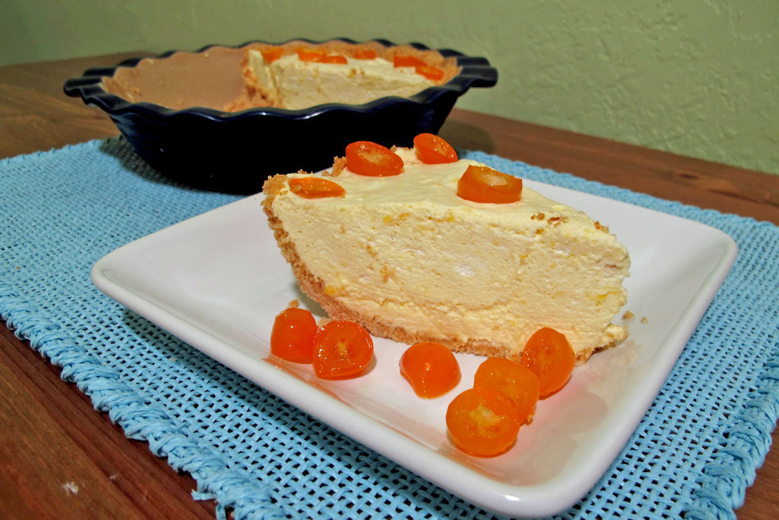 Candied Kumquat Passion Fruit Chiffon Pie Munchie Musings