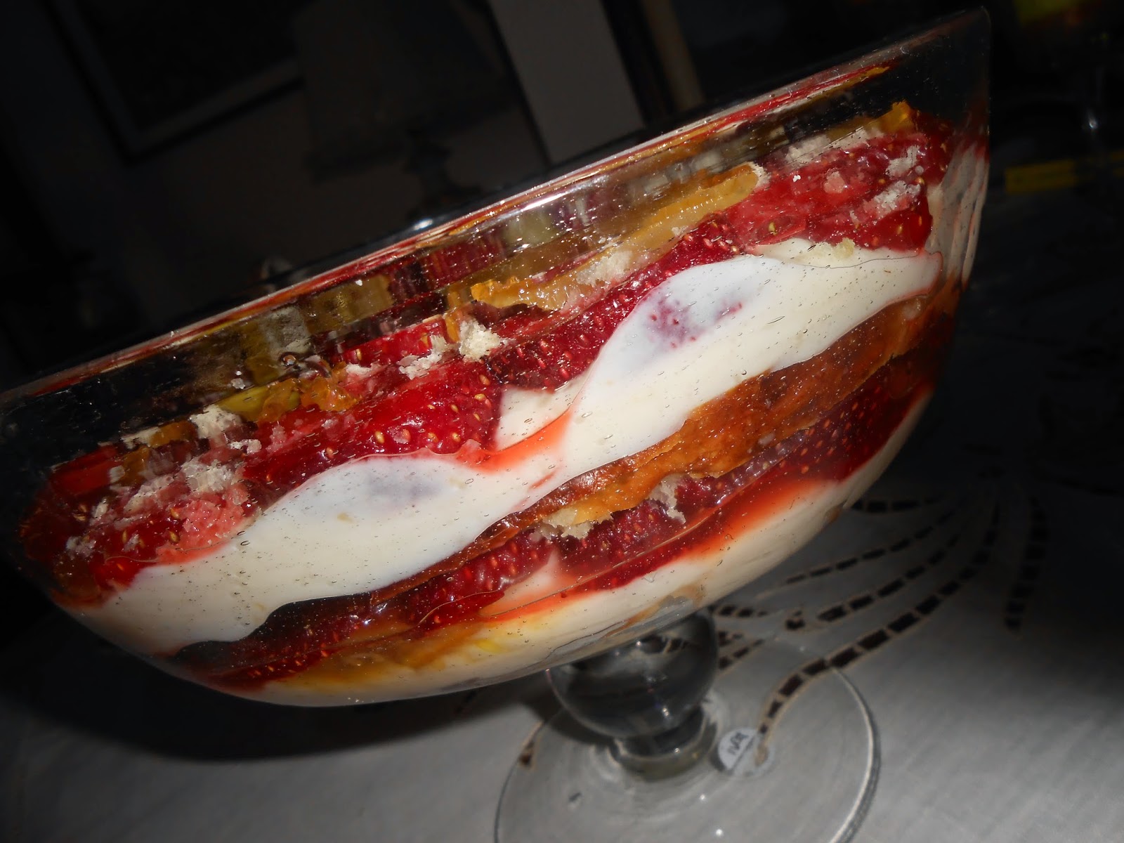 zuppa inglese cuzzupa e fragole