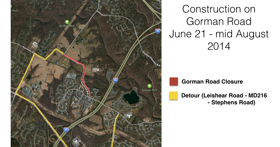 Autumn Walk Emerson Emerson Community Gorman Road Closure 6/21/14