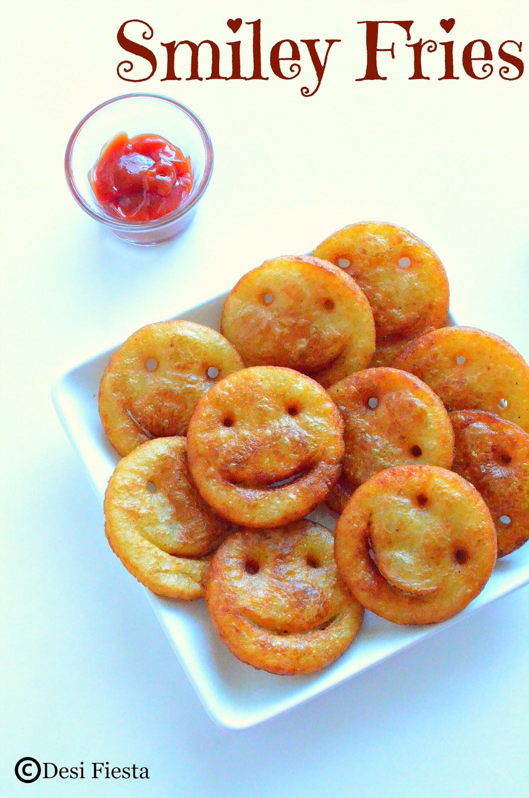 Desi Fiesta Smiley Potato Fries Recipe Smiley Fries Smiley French