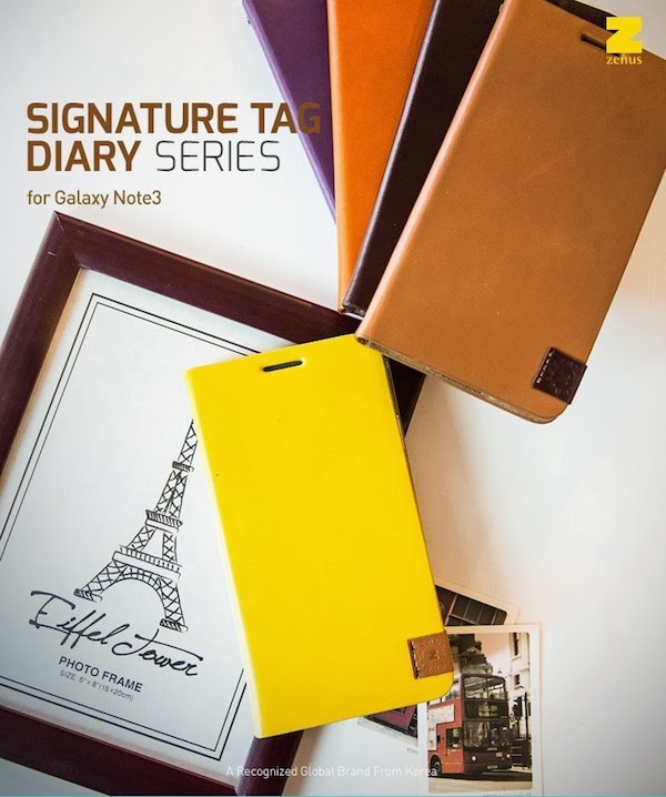 Signature Tag diary Case Signature Tag diary Case Samsung Galaxy Note 3 Leather Diary Cases